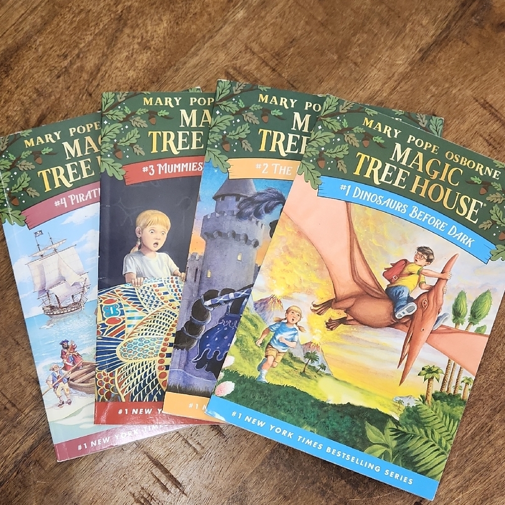 Magic Tree House By Mary Pope Osborne Book Set for Kids 1-4